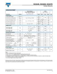 DG304BDJ-E3 Datasheet Page 3