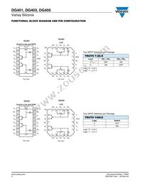 DG405DY-T1 Datasheet Page 2