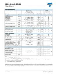 DG405DY-T1 Datasheet Page 4