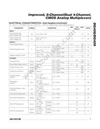 DG408C/D Datasheet Page 3