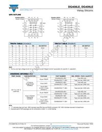 DG409LEDQ-GE3 Datasheet Page 2
