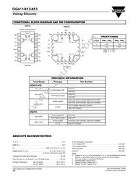 DG413DY-T1 Datasheet Page 2
