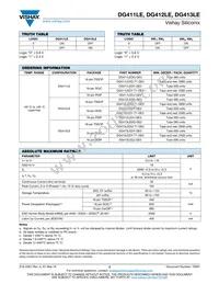 DG413LEDJ-GE3 Datasheet Page 2