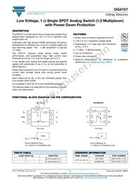 DG4157DN-T1-E4 Datasheet Cover
