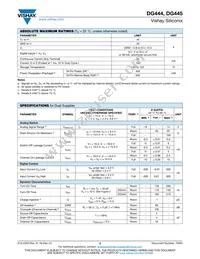 DG445DY-T1 Datasheet Page 2
