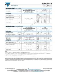 DG445DY-T1 Datasheet Page 3