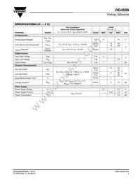 DG4599DL-T1-E3 Datasheet Page 3