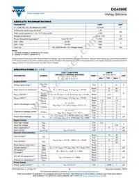 DG4599EDL-T1-GE3 Datasheet Page 2
