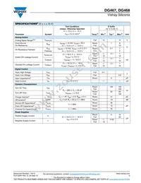DG468DV-T1-E3 Datasheet Page 3