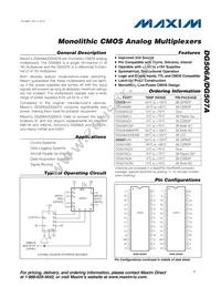 DG506ADN Datasheet Cover