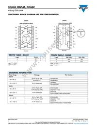 DG542DY-T1 Datasheet Page 2