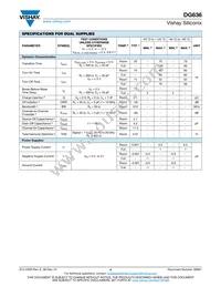 DG636EN-T1-E4 Datasheet Page 4
