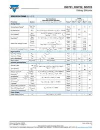 DG722DQ-T1-GE3 Datasheet Page 3