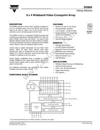 DG884DN Datasheet Cover