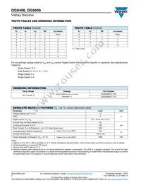DG9408DN-T1-E4 Datasheet Page 2