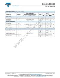 DG9422DV-T1-E3 Datasheet Page 4