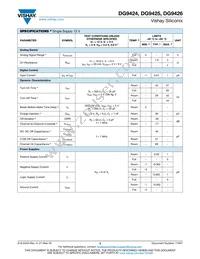 DG9424DQ-T1 Datasheet Page 3