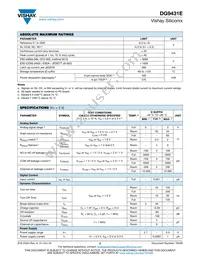 DG9431EDV-T1-GE3 Datasheet Page 2