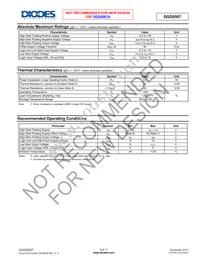 DGD0507FN-7 Datasheet Page 3