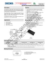 DGD21064S14-13 Datasheet Cover