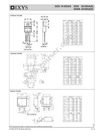 DGSK40-025AS Datasheet Page 3