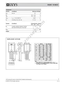 DGSS10-06CC Datasheet Page 2