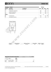 DH40-18A Datasheet Page 3