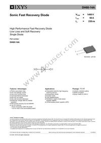 DH60-14A Datasheet Cover