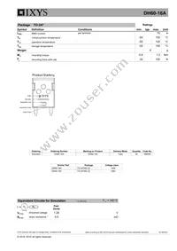 DH60-16A Datasheet Page 3