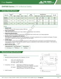 DHF080-7 Datasheet Page 2