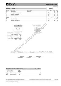 DHG20I600PA Datasheet Page 3