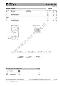 DHG40C600HB Datasheet Page 3