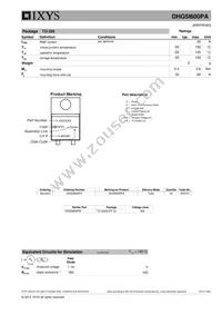 DHG5I600PA Datasheet Page 3