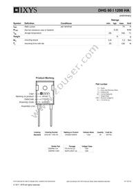 DHG60I1200HA Datasheet Page 2