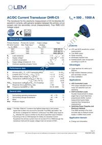 DHR 1000 C5 Datasheet Cover