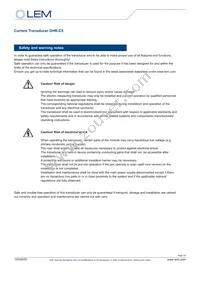 DHR 1000 C5 Datasheet Page 3