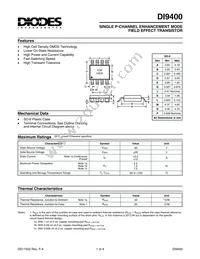 DI9400T Datasheet Cover