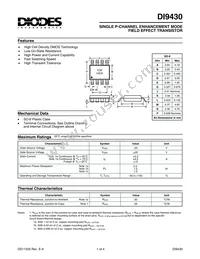 DI9430T Datasheet Cover