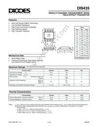 DI9435T Datasheet Cover