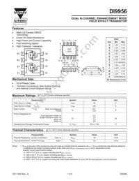 DI9956T Datasheet Cover