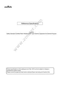 DK11XEA100K86RBH01 Datasheet Cover