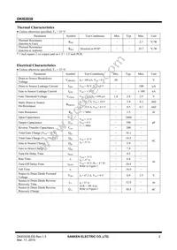 DKI03038 Datasheet Page 2