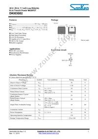 DKI03082 Datasheet Cover