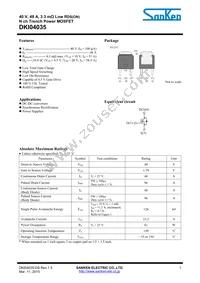 DKI04035 Datasheet Cover