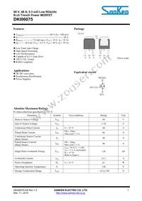 DKI06075 Datasheet Cover