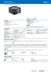 DKLL-0331-0520 Datasheet Cover