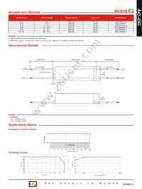 DLE15PS24-V Datasheet Page 2