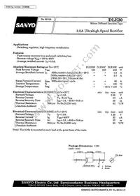 DLE30E Datasheet Cover