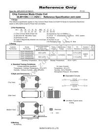 DLM11SN900HZ2L Datasheet Cover