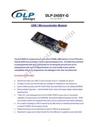 DLP-245SY-G Datasheet Cover